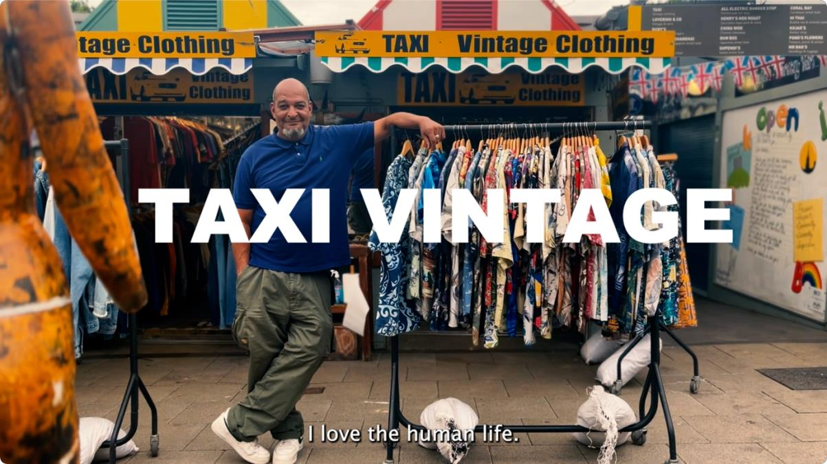 The Norwich vintage shop featured in the Taxi Vintage film
